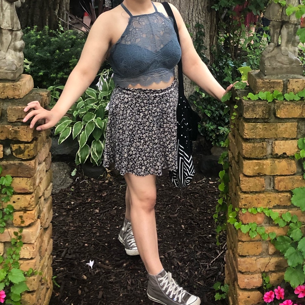 Floral Skater Skirt